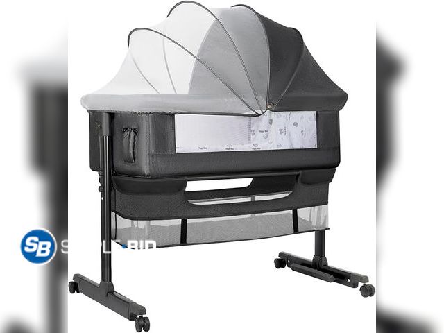 Lot 58-28468 - New Baby Bassinet, Baby Basinet Bedside Sleeper, Easy to Fold Portable Crib Side Bassinet 2025new St...
