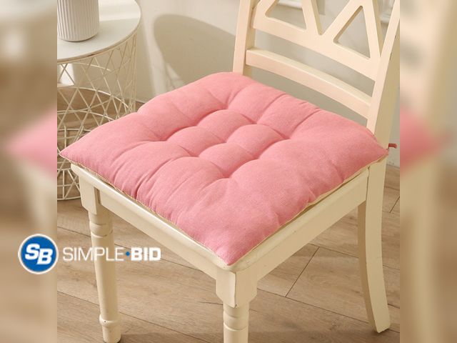 Lot 58-26873 - Lot of (4) New Patio Chair Cushions Memory Foam Chair Pads Non-Slip Thickened Seat Cushion Chair Cus...