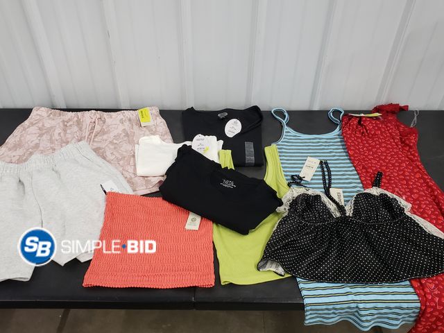 Lot 58-71465 - CLOTHING! Lot of New Women's Clothing - Variety of styles - Mostly Sizes - S-XL