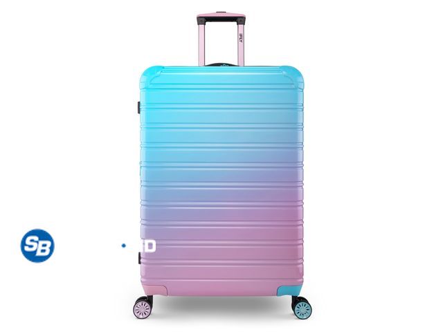 Lot 58-65487 - New iFLY Fibertech 28" Large Checked Suitcase – Hardside Expandable Spinner Luggage for Travel, Cott...