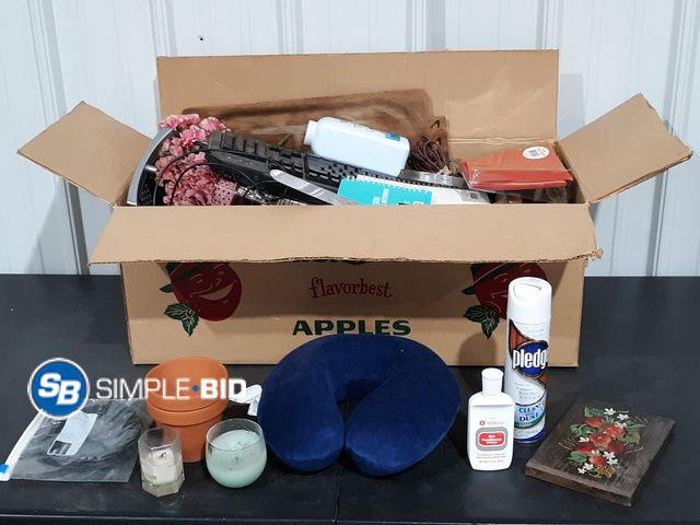 Lot 58-35226 - Box full of Various House Hold Items