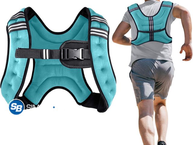 Lot 58-84234 - New Henkelion Weighted Vest Weight Vest for Men Women Kids Weights Included, Body Weight Vests Adjus...