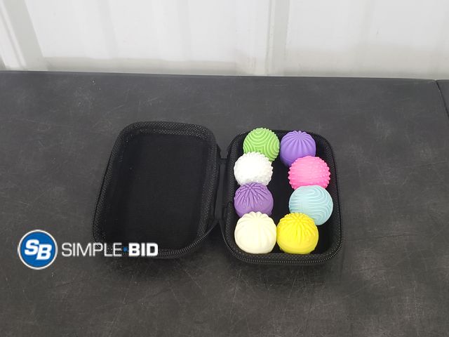 Lot 58-68478 - New Silicone Magnetic Sensory Balls Fidget Toy Worry Balls Autism Calming Fidgeting Toy Kid Adults A...