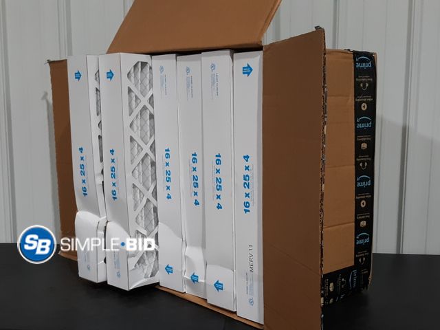 Lot 58-34607 - Lot of (6) New Aerostar 16x25x4 Air Filters