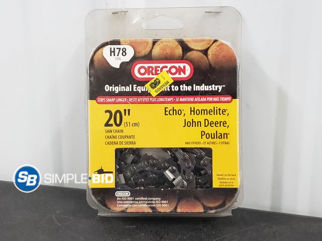 Lot 58-50996 - Oregon 20" Saw chain - Echo, Homelite, John Deere, Poulan H78
