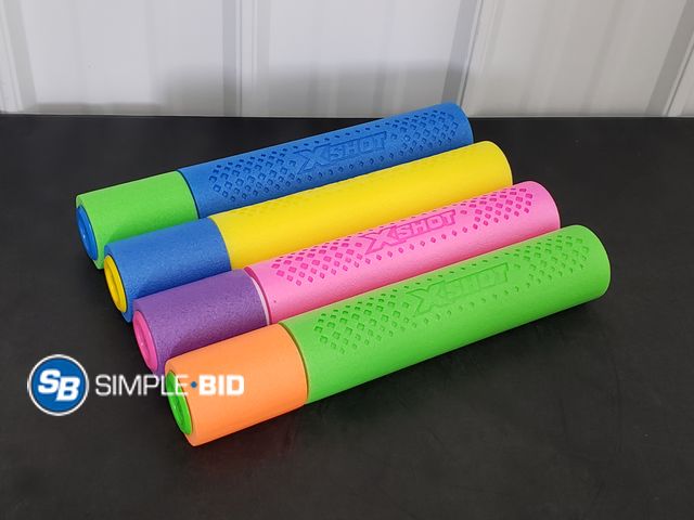 Lot 58-70823 - New Zuru XSHOT Summer Splash Foam Water Blasters - set of (4)