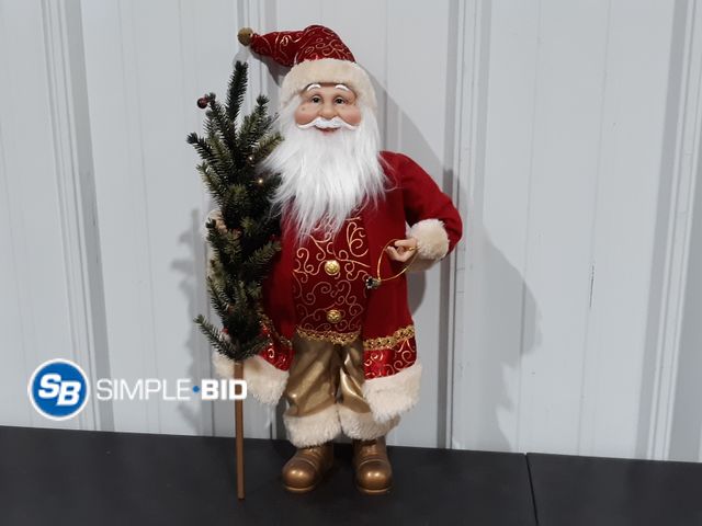 Lot 58-32895 - CHRISTMAS! Holiday Time "Santa" Decor