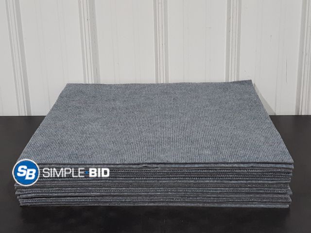 Lot 58-30121 - Lot of (18) Stick Down Carpet Squares - Approx 24 x 24" Each