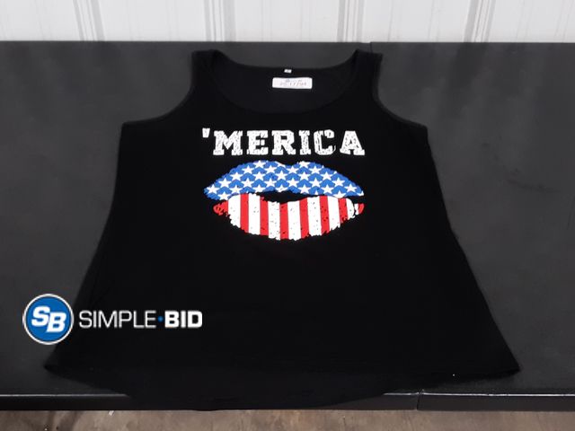 Lot 58-17794 - WOMEN'S 'MERICA tank top - SIZE L - unworn