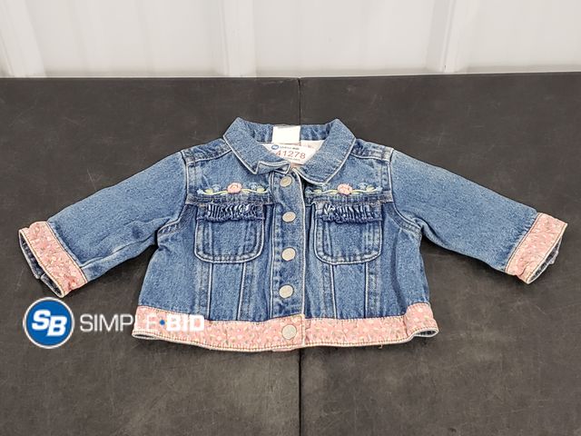Lot 58-41278 - Infant GIRLS! Jean jacket - 3 months - light use - super cute!