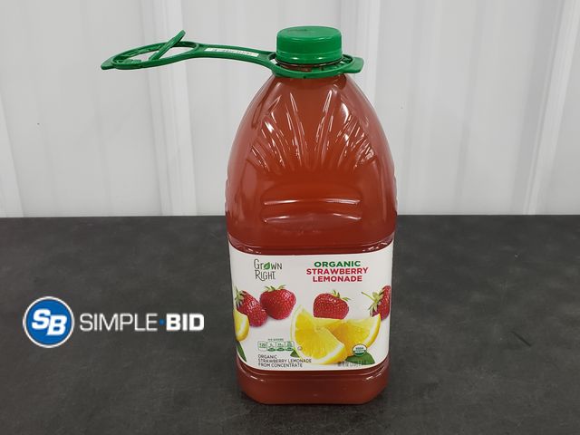 Lot 58-29763 - New Organic Strawberry Lemonade - unopened