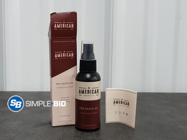 Lot 58-30740 - American Pre-Shave Oil - Sandalwood Scent 2 fl oz - unused