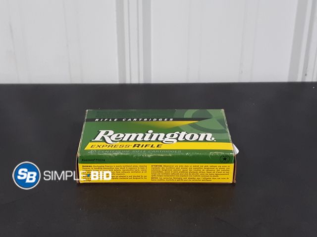Lot 58-32161 - Remington Express Rifle 8 Centerfire Rifle Cartridges