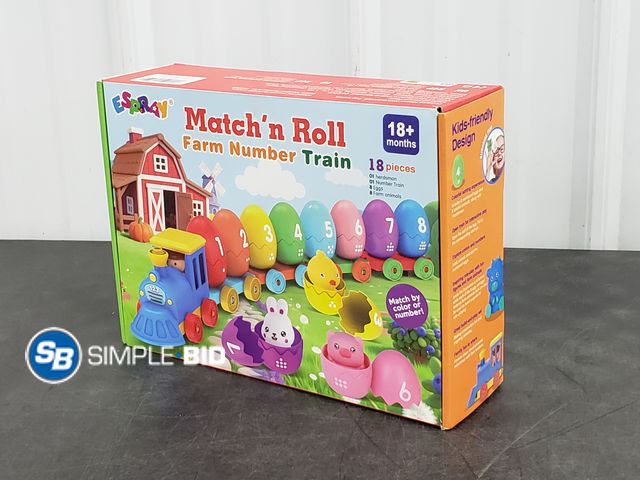 Lot 58-83960 - New Match ' N Roll Farm Number Train