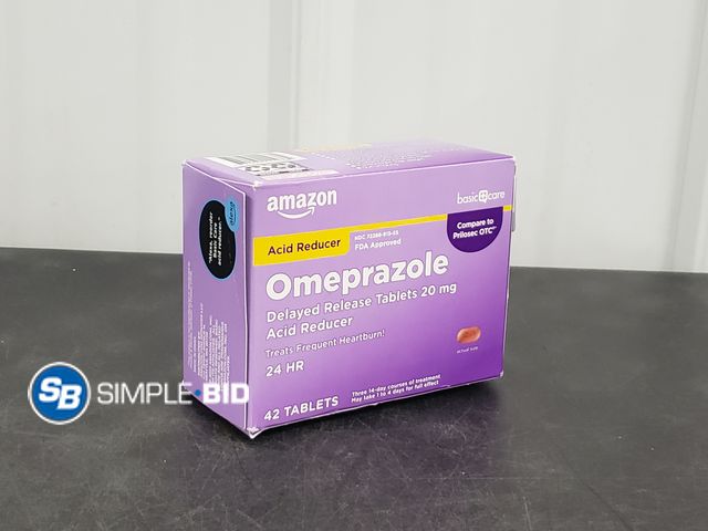 Lot 58-53446 - New Amazon Acid Reducer Omeprazole 42 tablets
