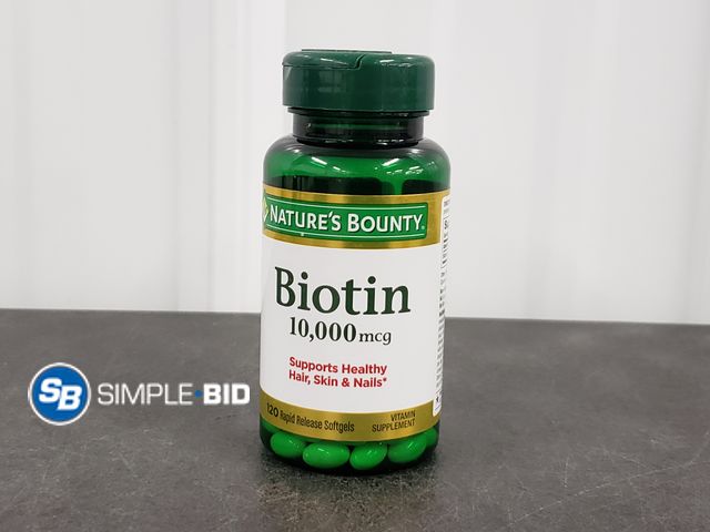Lot 58-39060 - Nature's Bounty Biotin - unopened