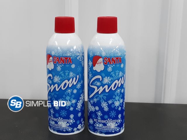 Lot 58-33554 - Lot of (2) New SANTA SNOW!