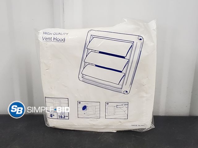 Lot 58-38797 - 4" Vent Cover with Louvers