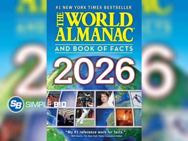 Lot 58-58704 - New World Almanac and Book of Facts The World Almanac and Book of Facts 2026, (Paperback)