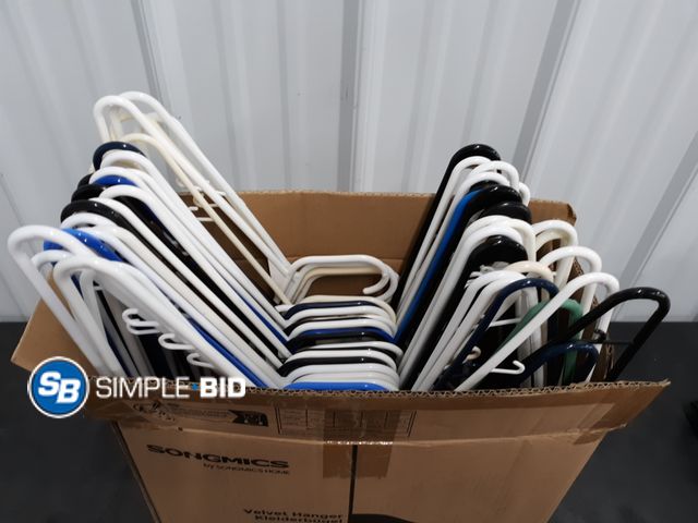 Lot 58-54380 - Large Box full of Plastic Hangers