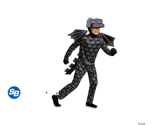 Lot 58-32707 - New Disguise MINECRAFT Ender Dragon Deluxe Child Costume - SIZE S