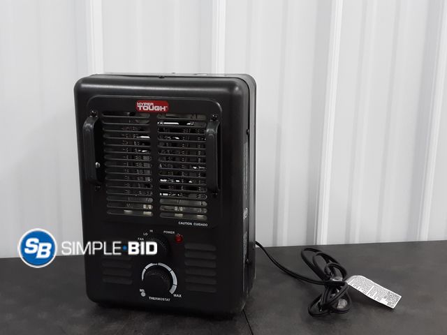 Lot 58-33175 - Hyper Tough  space Heater with thermostat 3 heat settings - tested works - appears unused