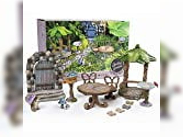 Lot 58-28807 - New Spritely gardens Deluxe 14Piece Fairy garden Kit with Accessories