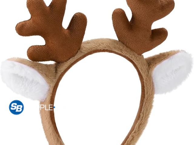 Lot 58-77201 - Lot of (4) New Deer Antlers Headband, Christmas Reindeer Antlers Women Head bands Animal Deer Ears H...