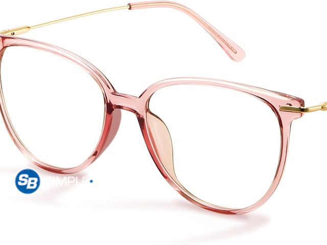 Lot 58-74292 - New Gaoye Round Blue Light Blocking Glasses | UV400 Protection, Round TR90 Frames, Metal Arms, Match...