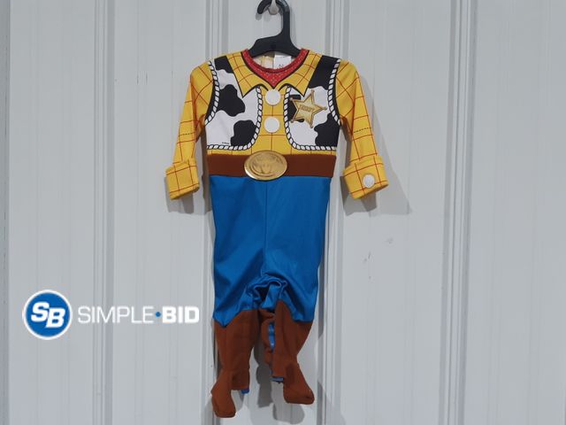 Lot 58-27614 - Toy Story Sheriff Halloween Costume - Size 12/18M - Appears Unused