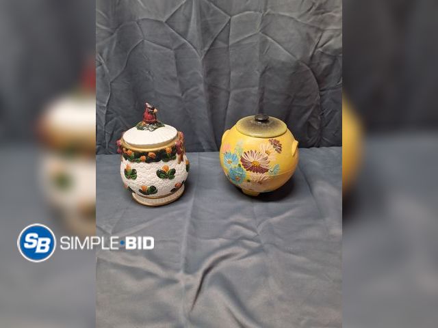 Lot 58-55752 - Lot of (2) Vintage Cookie Jars