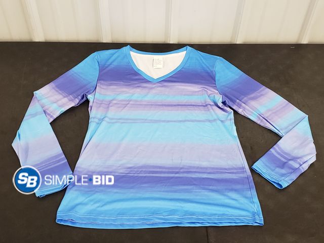 Lot 58-77152 - Women's Long Sleeve V - Neck Shirt - SIZE SMALL