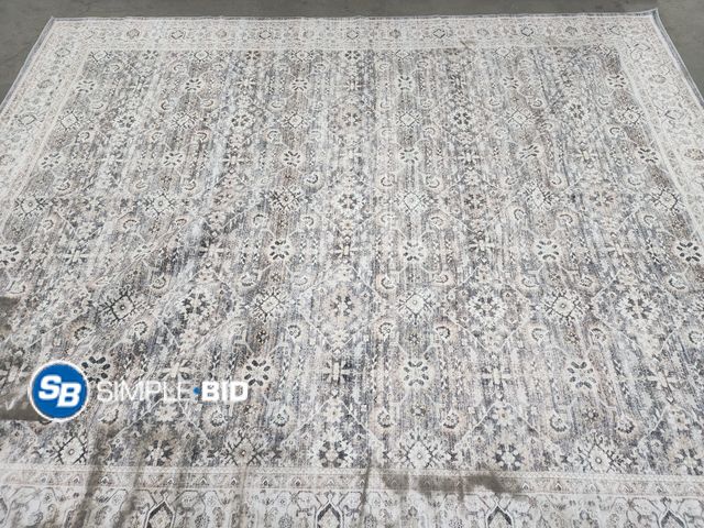 Lot 58-38989 - New Decorative washable Area Rug - approx. 10ft x 8ft (little dirty from warehouse)