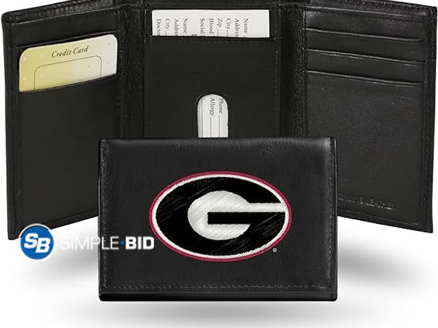 Lot 58-68509 - New Rico Industries NCAA Standard Embroidered Tri-fold Wallet