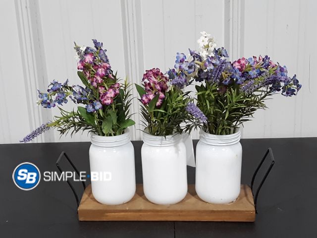 Lot 58-21242 - Decorative Artificial Botanical flowers - appears unused