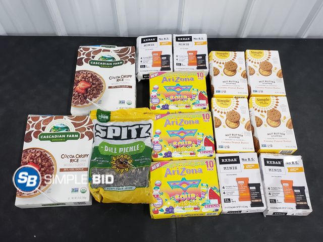 Lot 58-80941 - FOOD LOT! Lot of Various Foods - unopened - expired