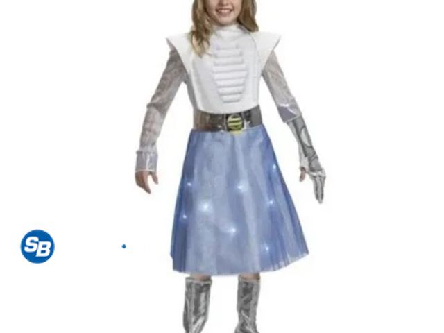 Lot 58-32603 - New Disguise Zombies 3 ADDISON Deluxe Child Costume Lights Up - SIZE S