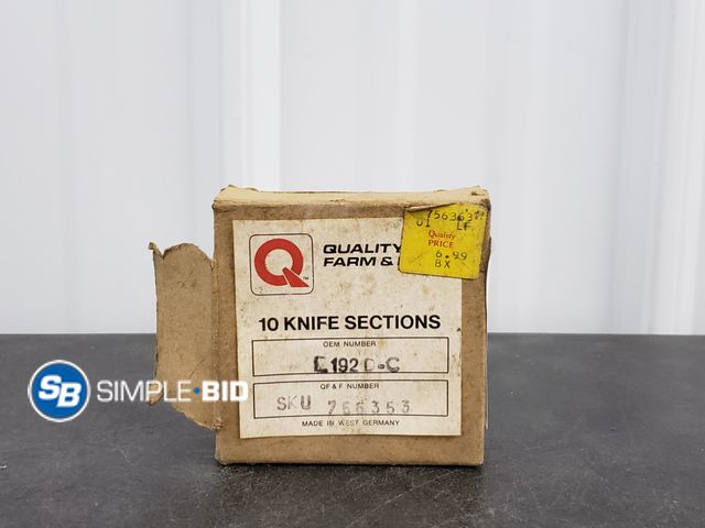 Lot 58-30467 - Lot of (10) Knife Sections L192D-C