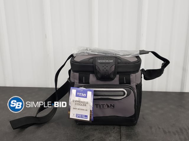 Lot 58-77942 - Titan by Artic Zone - Zipperless Cooler 9 Cans - New
