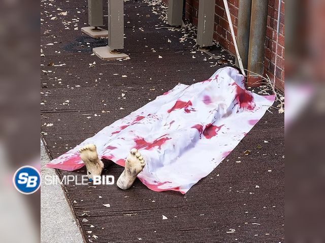 Lot 58-18029 - New Halloween 5 Ft. Long Back From the Grave Dead Body for Creepiest Haunted House Decor - Halloween...