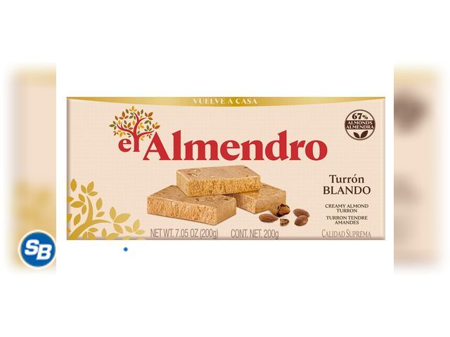 Lot 58-71831 - Lot of (2) El Almendro Traditional Soft Spanish Torrone with Almonds &amp; Honey, 200g - unopened - ...