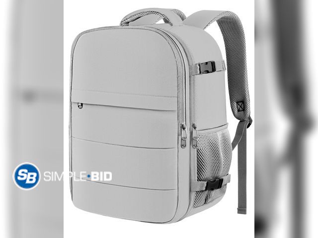 Lot 58-51470 - New HOTOR Travel Backpack, Travel Bag for Men and Women, Carry On Luggage for 15.6" Laptop, Gray