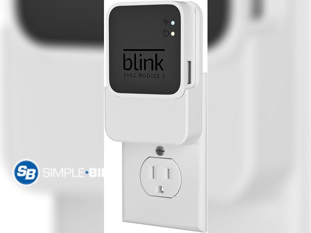 Lot 58-38082 - New Outlet Wall Mount for Blink Sync Module 2 - Space-Saving Mount Bracket Holder for Blink Outdoor/...