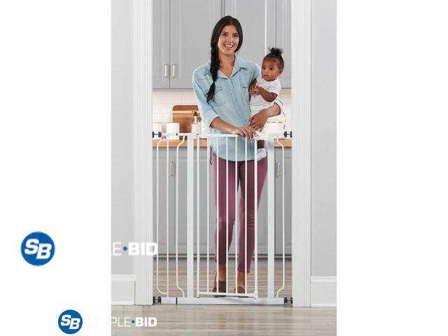 Lot 58-25231 - Regalo Easy Step Extra Tall Walk Thru Baby Safety Gate, 36 in Tall - appears unused