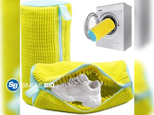 Lot 58-53742 - New Shoe Washing Machine Bag: Laundry Shoe Bag for Washer and Dryer - 2pc Reusable Shoe Cleaning Bag...