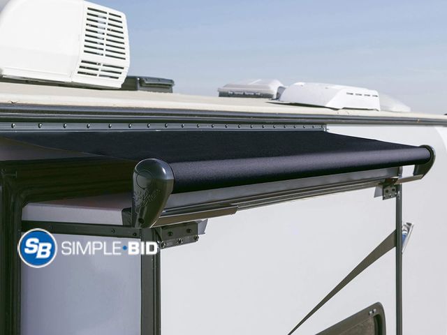 Lot 58-50218 - Carefree RV Universal Slideout Replacement Fabric 200"-Black - unopened