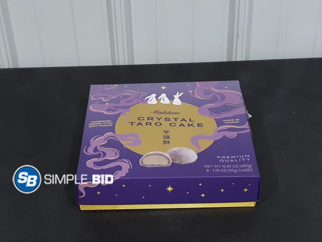 Lot 58-35554 - Madeleine Crystal Taro Cake - 2 packages - unopened