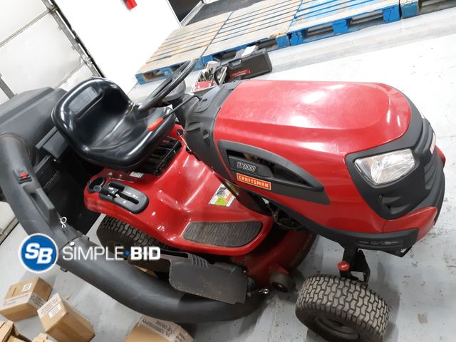 Lot 58-36627 - Craftsman YT3000 Riding Lawn Mower Craftsman YT3000 Riding Lawn Mower 21 HP Platinum Series Engine w...
