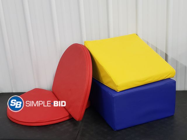 Lot 58-72254 - Lot of (4) Soft Scape Tumbling Pieces - Used But in Good Condition