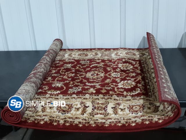 Lot 58-32861 - New Decorative Classic Argo Red Area Rug -- 3' x 5' 3"